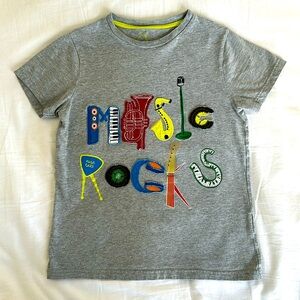 Mini Boden appliqué tee